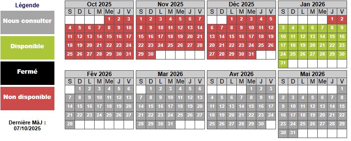 calendrier dispo LEI presta